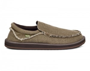 Sanuk Chiba Men Loafers Olive,Sanuk Philippines | CH53-9683X6