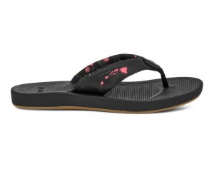 Sanuk Cosmic Aquarius Women Flip Flops Black,Sanuk Philippines | LW08-7918F9