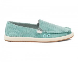 Sanuk Donna Vintage Corduroy Women Slip On Turquoise,Sanuk Philippines | TO56-6526M7