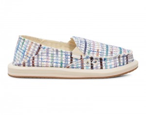 Sanuk Donna Watercolor Women Slip On Blue Multicolor,Sanuk Philippines | NV45-6335Q3