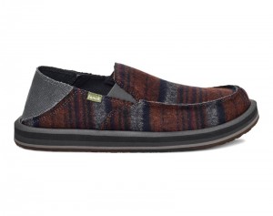 Sanuk Donny Felt Stripe Men Loafers Multicolor,Sanuk Philippines | XP05-0315G8