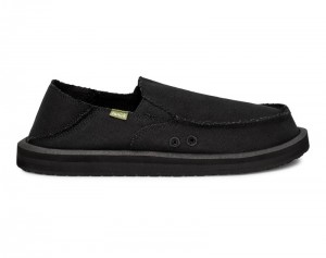 Sanuk Donny Men Loafers Black,Sanuk Philippines | XD89-4379S1