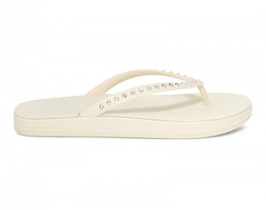 Sanuk Funshine Gem Women Flip Flops White,Sanuk Philippines | LW83-3593W8