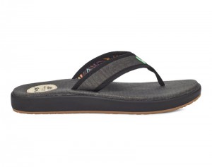 Sanuk Furreal St X Ppf Men Flip Flops Black,Sanuk Philippines | AF00-5150J9
