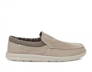 Sanuk Hi Bro Lite Hemp Slip-on Men Shoes Beige,Sanuk Philippines | RG70-1000T9
