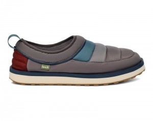 Sanuk Puffy Chiller Low 2 Men Slippers Black,Sanuk Philippines | XI47-4387B4