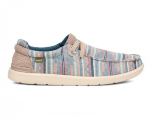 Sanuk Shaka Lite 2 Blanket Men Shoes Blue Multicolor,Sanuk Philippines | CO09-6639O5
