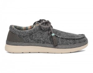 Sanuk Shaka Lite 2 SL Wool Women Shoes Dark Grey,Sanuk Philippines | WG33-3413X6