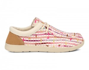 Sanuk Shaka Lite 2 Watercolor Women Shoes Pink Gold,Sanuk Philippines | SN66-6056B4
