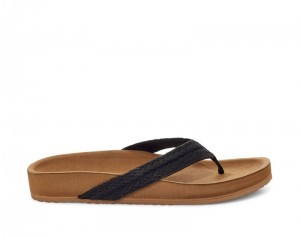 Sanuk She Loungy Hemp Women Sandals Black,Sanuk Philippines | LZ72-1802Z0