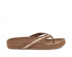 Sanuk She Loungy Hemp Women Sandals Brown,Sanuk Philippines | SM55-1055L8