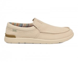 Sanuk Sidewalk Surfer Lite 2 SL Men Slip On Beige,Sanuk Philippines | HP39-7969K0