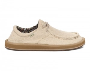 Sanuk Single Fin Men Loafers Beige,Sanuk Philippines | DM85-3615V2