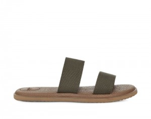 Sanuk Yoga Gora Women Sandals Olive,Sanuk Philippines | RO56-0376P2