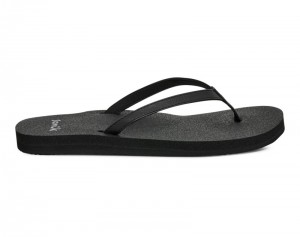 Sanuk Yoga Joy II Women Flip Flops Black,Sanuk Philippines | CW80-4430F1