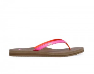 Sanuk Yoga Joy Women Flip Flops Pink,Sanuk Philippines | QQ71-9341W6