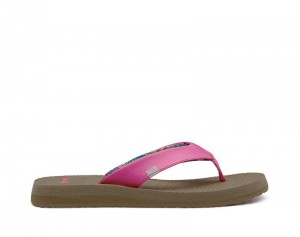 Sanuk Yoga Mat Cushioned Women Sandals Pink,Sanuk Philippines | FJ93-8503T8