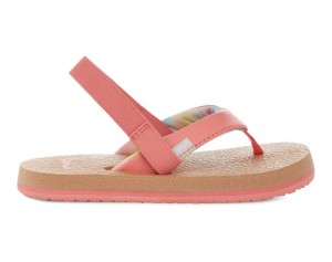 Sanuk Yoga Mat Kids' Sandals Coral,Sanuk Philippines | NK52-6732T7