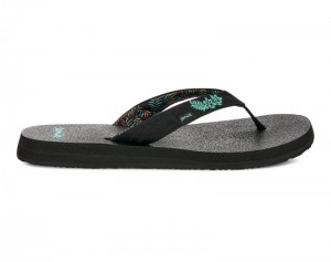 Sanuk Yoga Paradise II Women Flip Flops Black,Sanuk Philippines | JV53-8503B3
