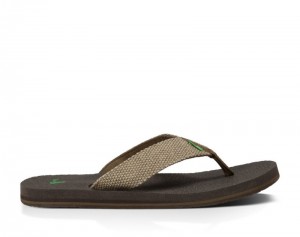 Sanuk Yogi 4 Flip Men Flip Flops Brown,Sanuk Philippines | OR29-5949W6