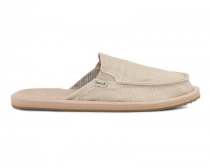 Sanuk You Got My Back Hemp Women Mules Beige,Sanuk Philippines | JP39-5699K6